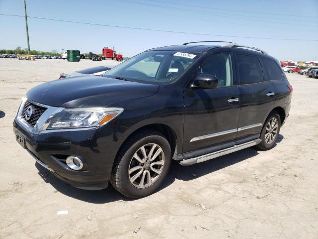 5N1AR2MM7FC678217 - 2015 NISSAN PATHFINDER S BLACK photo 1