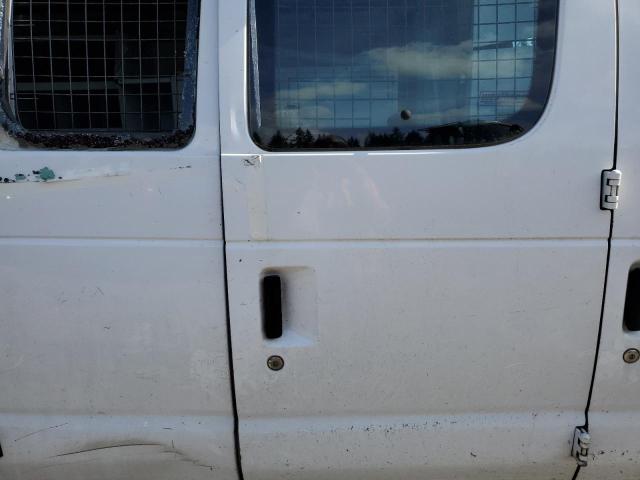 1FTNE24L17DA68818 - 2007 FORD ECONOLINE E250 VAN WHITE photo 10