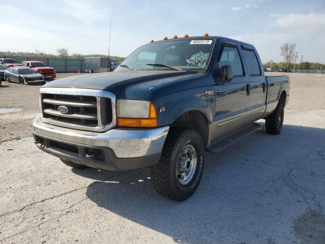 1FTSW31L8YEE03613 - 2000 FORD F350 SRW SUPER DUTY BLUE photo 1