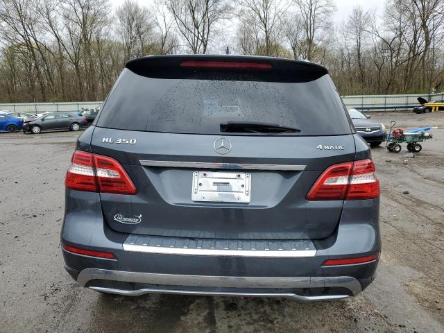 4JGDA5HB8CA096035 - 2012 MERCEDES-BENZ ML 350 4MATIC GRAY photo 6