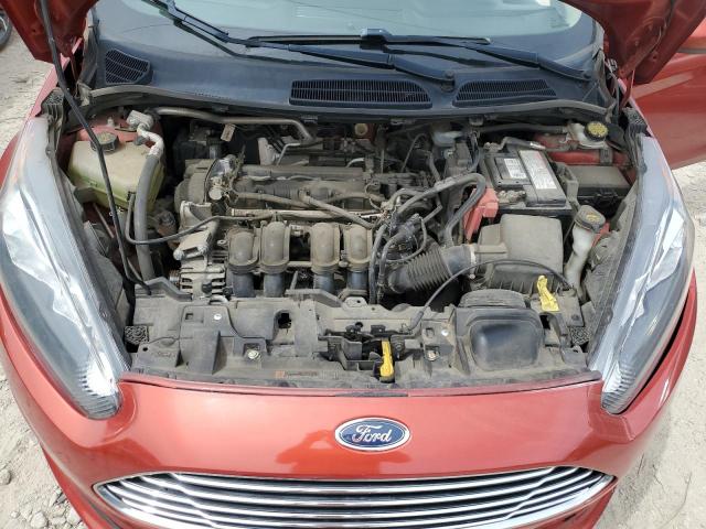 3FADP4BJ9JM120054 - 2018 FORD FIESTA SE RED photo 11