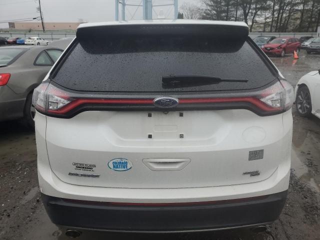 2FMTK4J80FBB51538 - 2015 FORD EDGE SEL WHITE photo 6