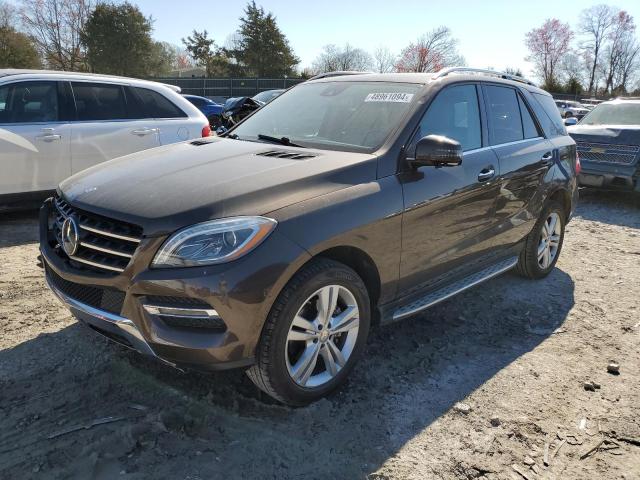 4JGDA5HB9EA321999 - 2014 MERCEDES-BENZ ML 350 4MATIC BROWN photo 1