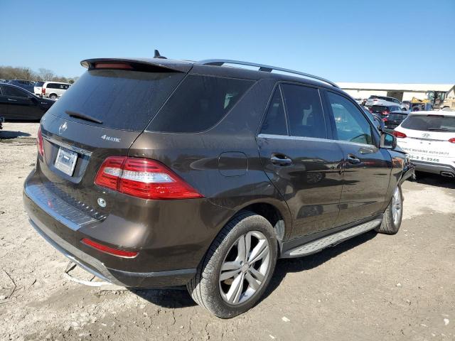 4JGDA5HB9EA321999 - 2014 MERCEDES-BENZ ML 350 4MATIC BROWN photo 3