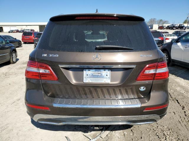 4JGDA5HB9EA321999 - 2014 MERCEDES-BENZ ML 350 4MATIC BROWN photo 6