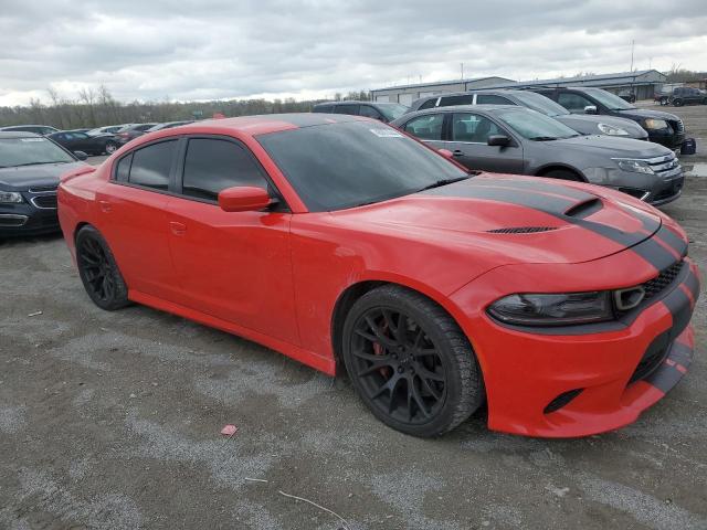 2C3CDXBG0FH776917 - 2015 DODGE CHARGER SE RED photo 4