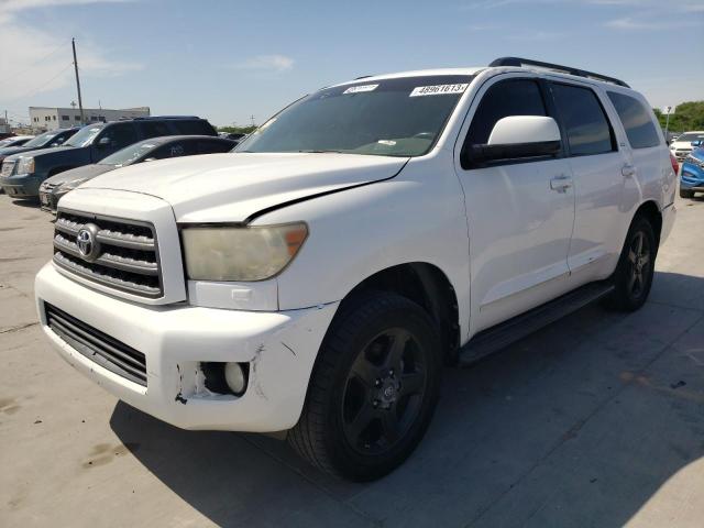 5TDZY5G16CS039589 - 2012 TOYOTA SEQUOIA SR5 WHITE photo 1