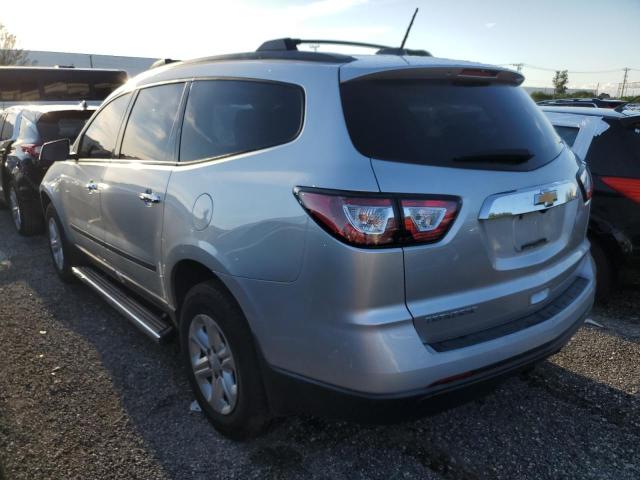 1GNKRFKD7HJ292888 - 2017 CHEVROLET TRAVERSE LS SILVER photo 2