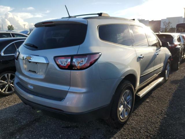 1GNKRFKD7HJ292888 - 2017 CHEVROLET TRAVERSE LS SILVER photo 3