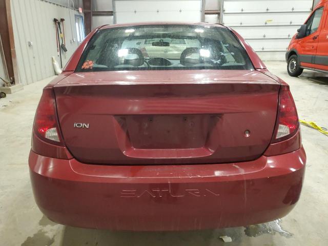 1G8AJ55F47Z165965 - 2007 SATURN ION LEVEL 2 BURGUNDY photo 6