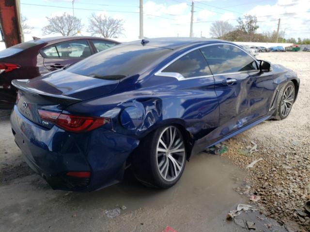 JN1EV7EL1JM391661 - 2018 INFINITI Q60 LUXE 300 BLUE photo 3