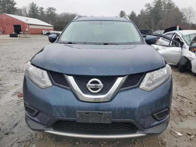 KNMAT2MVXGP631501 - 2016 NISSAN ROGUE S BLUE photo 5