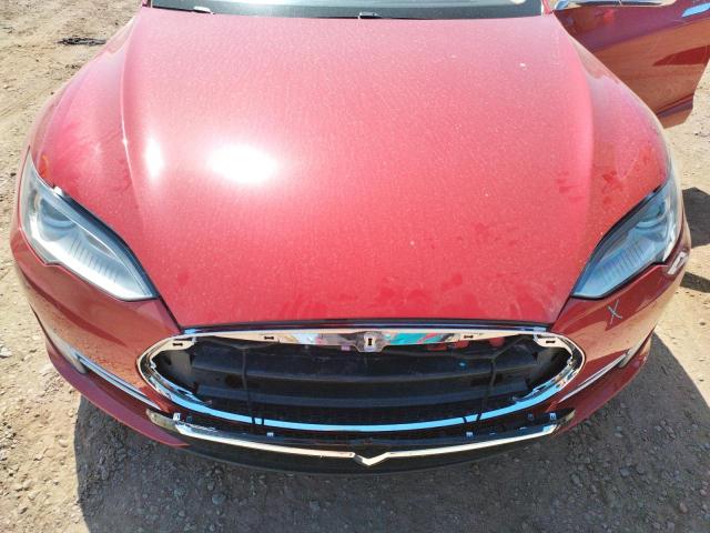 5YJSA1H15EFP44985 - 2014 TESLA MODEL S Qırmızı foto 11