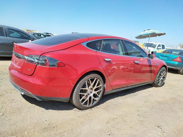 5YJSA1H15EFP44985 - 2014 TESLA MODEL S Qırmızı foto 3