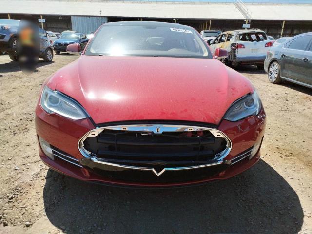 5YJSA1H15EFP44985 - 2014 TESLA MODEL S Qırmızı foto 5