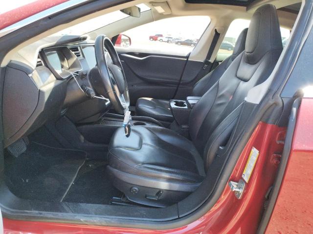 5YJSA1H15EFP44985 - 2014 TESLA MODEL S Qırmızı foto 7