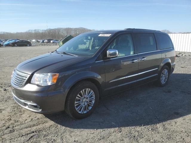 2C4RC1CGXFR742742 - 2015 CHRYSLER TOWN & COU TOURING L GRAY photo 1