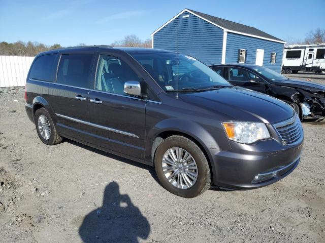 2C4RC1CGXFR742742 - 2015 CHRYSLER TOWN & COU TOURING L GRAY photo 4