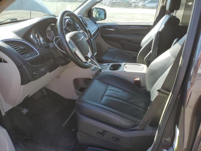 2C4RC1CGXFR742742 - 2015 CHRYSLER TOWN & COU TOURING L GRAY photo 7