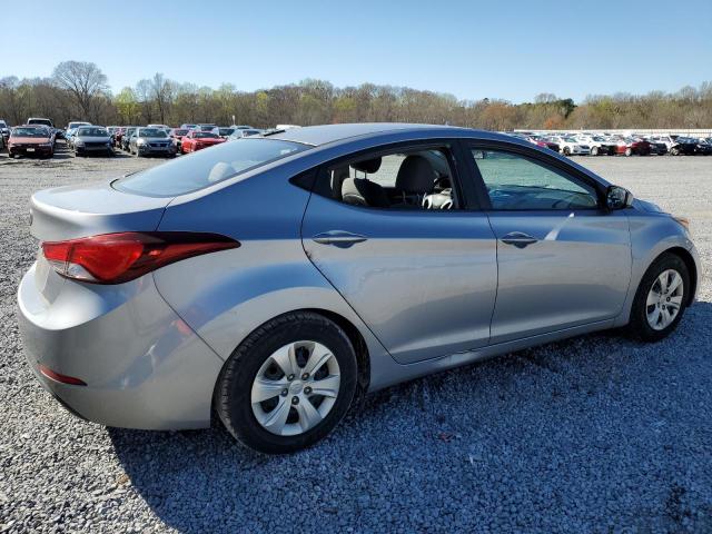 5NPDH4AE5GH665968 - 2016 HYUNDAI ELANTRA SE SILVER photo 3