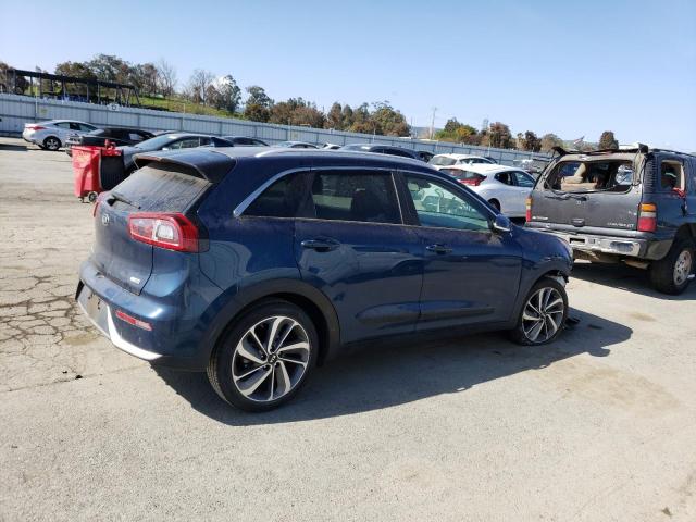 KNDCE3LC6H5038207 - 2017 KIA NIRO EX TOURING BLUE photo 3