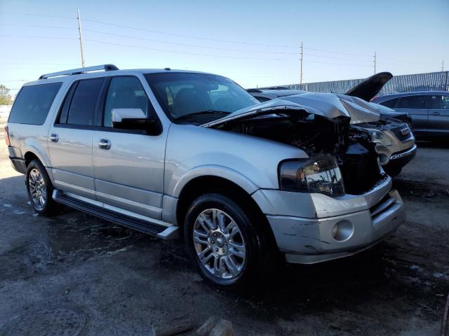 1FMJK1K53BEF16111 - 2011 FORD EXPEDITION EL LIMITED SILVER photo 4