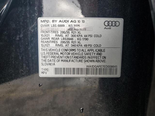 WA1DGAFE7ED008645 - 2014 AUDI Q7 PRESTIGE 黑色 照片 13