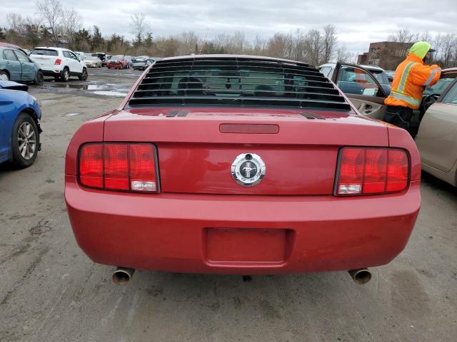 1ZVHT80N395118061 - 2009 FORD MUSTANG RED photo 6