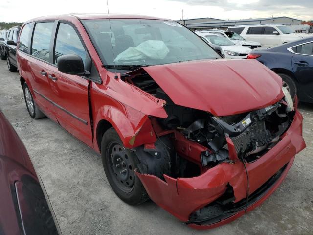 2C4RDGBG6ER458105 - 2014 DODGE GRAND CARA SE RED photo 4