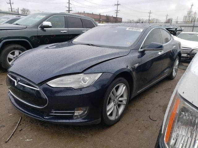 5YJSA1CGXDFP03827 - 2013 TESLA MODEL S Mavi foto 1