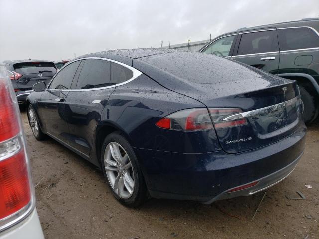 5YJSA1CGXDFP03827 - 2013 TESLA MODEL S BLUE photo 2