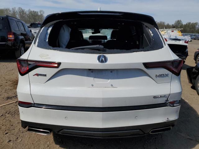 5J8YE1H06NL028309 - 2022 ACURA MDX A-SPEC WHITE photo 6