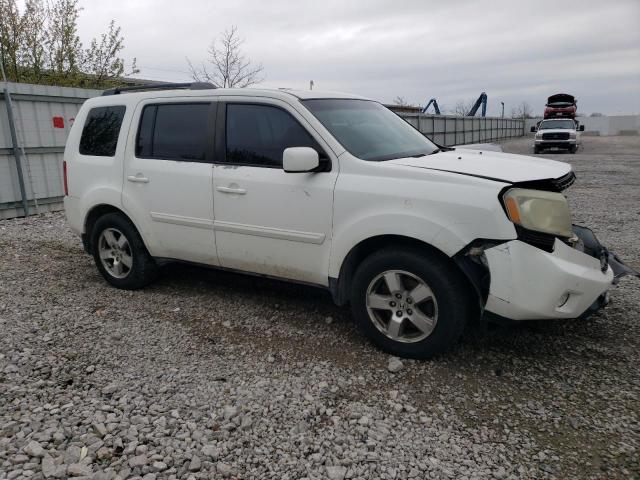 5FNYF4H70BB033000 - 2011 HONDA PILOT EXLN WHITE photo 4