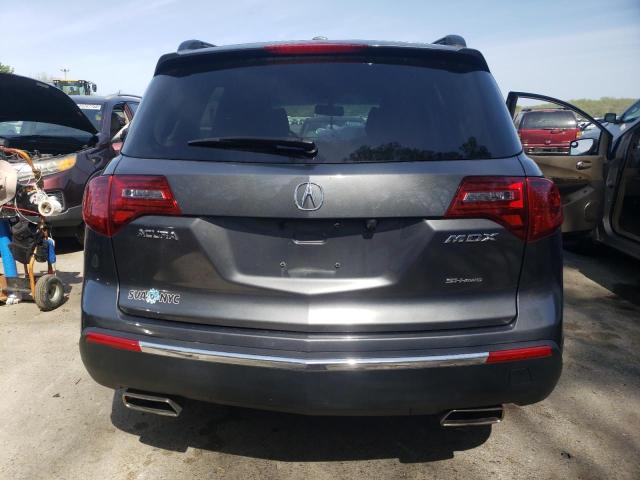 2HNYD2H29BH527911 - 2011 ACURA MDX GRAY photo 6