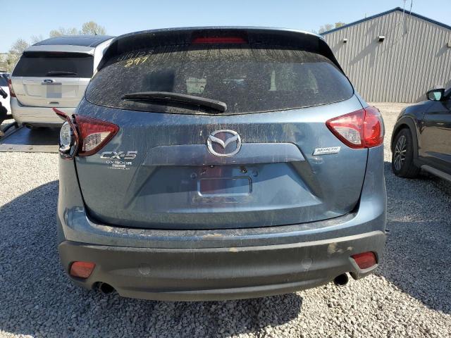 JM3KE2CY6F0459587 - 2015 MAZDA CX-5 TOURING BLUE photo 6