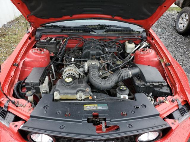 1ZVFT80N275315422 - 2007 FORD MUSTANG RED photo 11