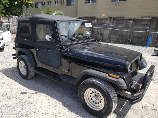 2J4FY19P3NJ525147 - 1992 JEEP WRANGLER / S BLACK photo 4