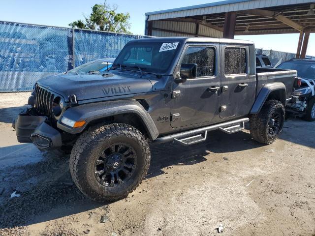 1C6HJTAGXML541906 - 2021 JEEP GLADIATOR SPORT GRAY photo 1