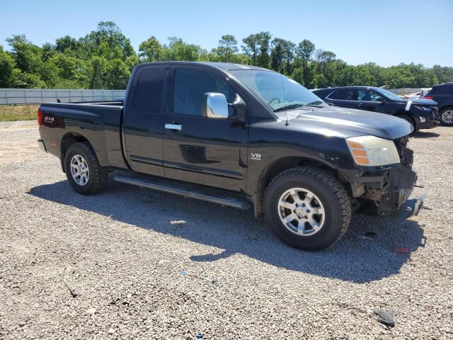 1N6AA06B14N554275 - 2004 NISSAN TITAN XE BLACK photo 4