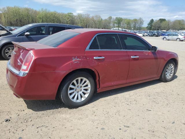 2C3CCACG7CH308547 - 2012 CHRYSLER 300 LIMITED RED photo 3