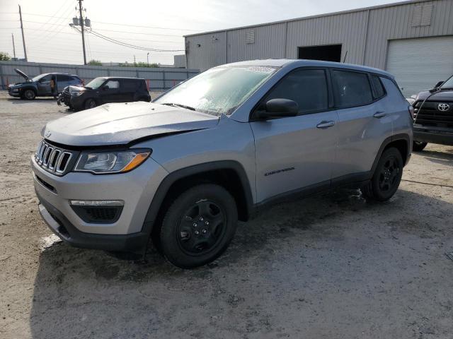 3C4NJCAB4LT230393 - 2020 JEEP COMPASS SPORT SILVER photo 1