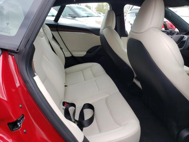 5YJSA1E5XNF469508 - 2022 TESLA MODEL S RED photo 10