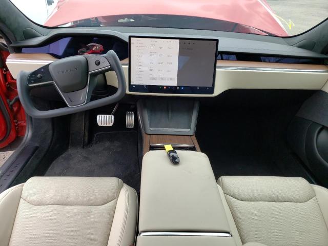 5YJSA1E5XNF469508 - 2022 TESLA MODEL S RED photo 8