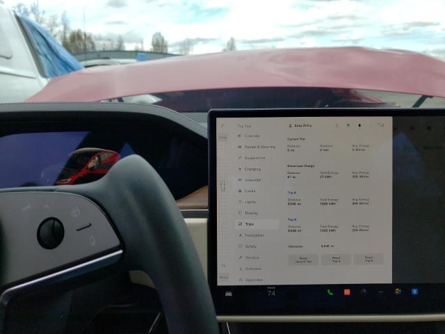 5YJSA1E5XNF469508 - 2022 TESLA MODEL S RED photo 9