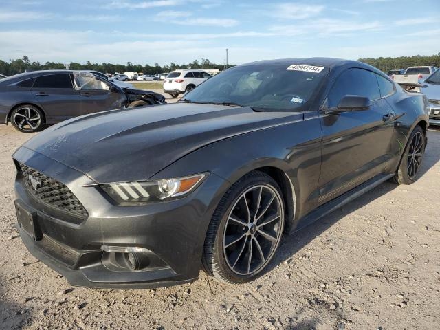 1FA6P8TH9F5338682 - 2015 FORD MUSTANG GRAY photo 1