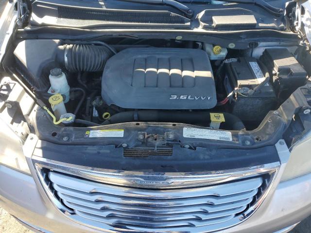 2C4RC1CG7CR292351 - 2012 CHRYSLER TOWN & COU TOURING L SILVER photo 12