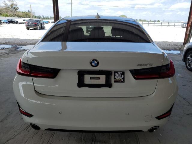 3MW5R1J03M8B59216 - 2021 BMW 330I WHITE photo 6