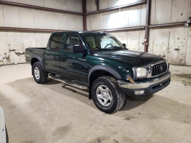 5TEGN92N31Z750698 - 2001 TOYOTA TACOMA DOUBLE CAB PRERUNNER GREEN photo 4