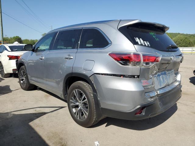 5TDJKRFH1GS286593 - 2016 TOYOTA HIGHLANDER XLE SILVER photo 2