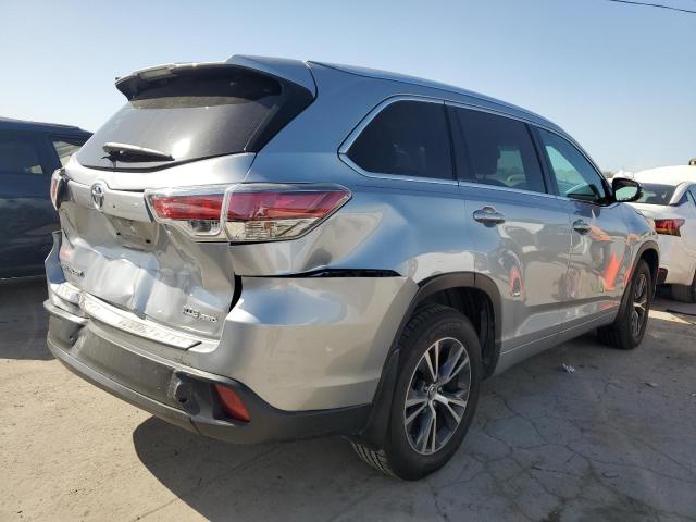 5TDJKRFH1GS286593 - 2016 TOYOTA HIGHLANDER XLE SILVER photo 3